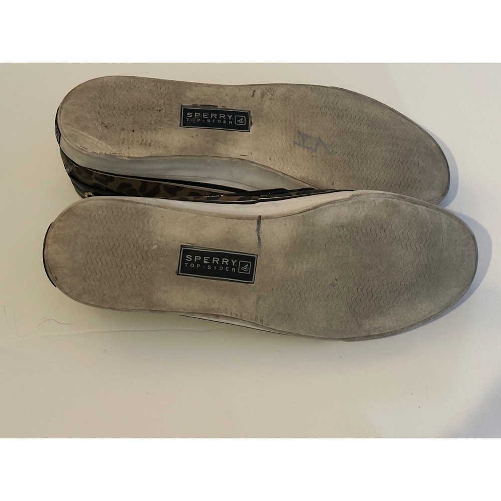 Sperry Top Sider Women's Leopard Print Boat Shoes Loafers Size 8M - Picture 4 of 5